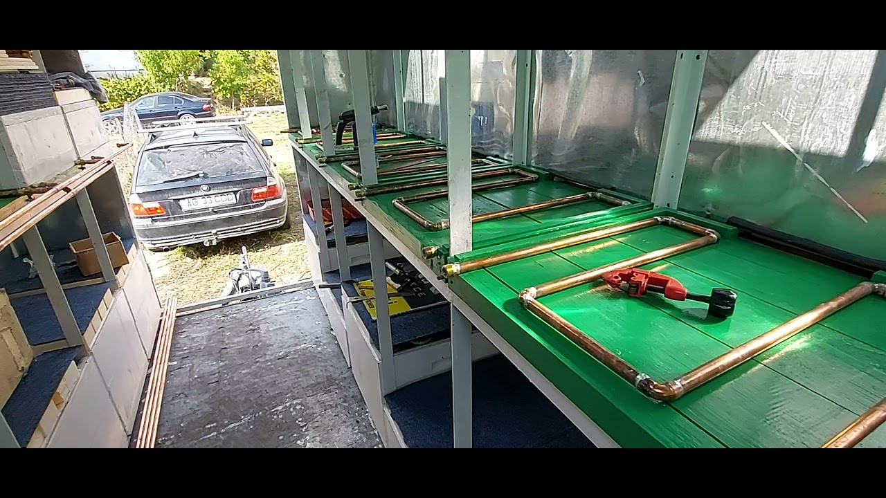 &Icirc;ncălzire &icirc;n pardoseala la stupii din pavilion