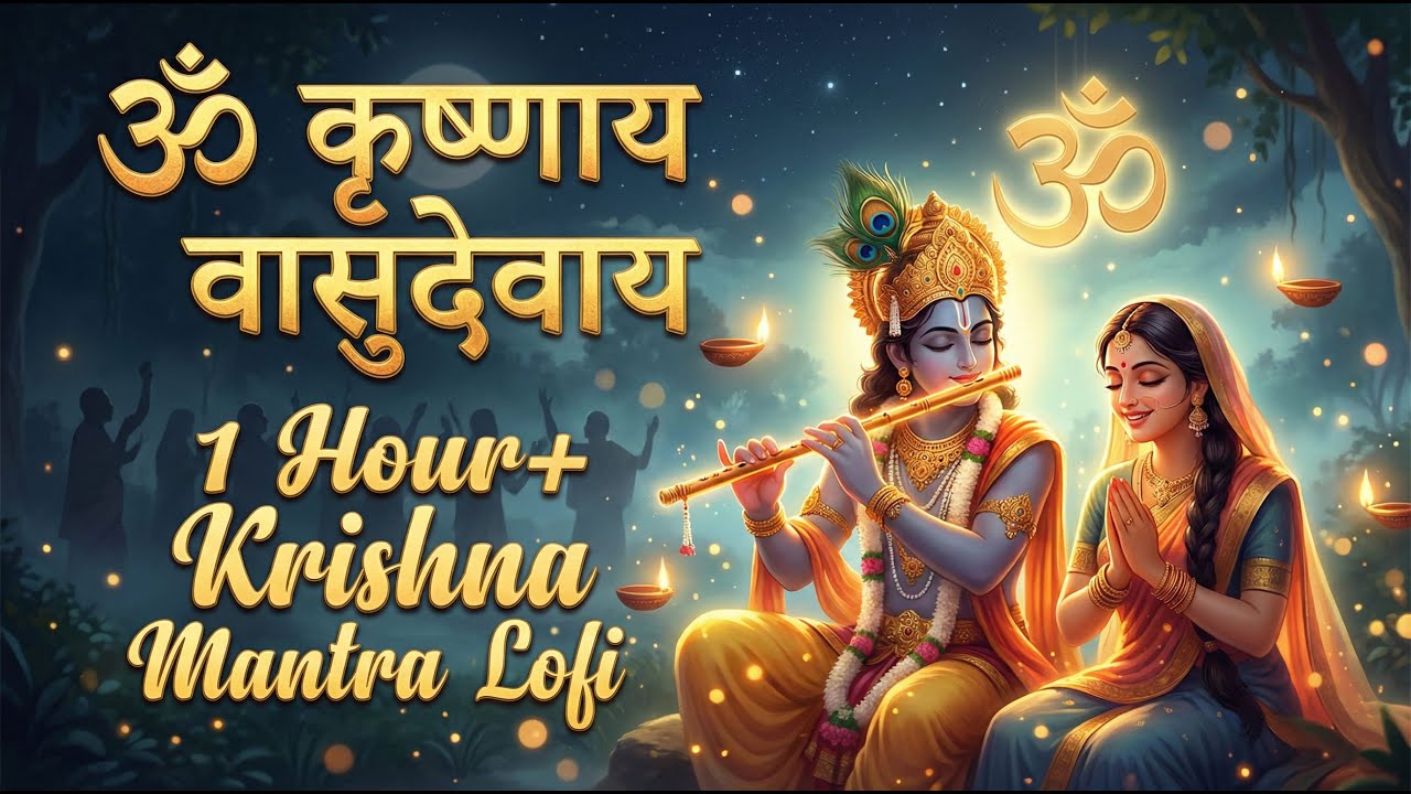 Om Krishnaya Vasudevaya Lofi | ॐ कृष्णाय वासुदेवाय | 1 Hour+ | Krishna Mantra Lofi | Deep Relax