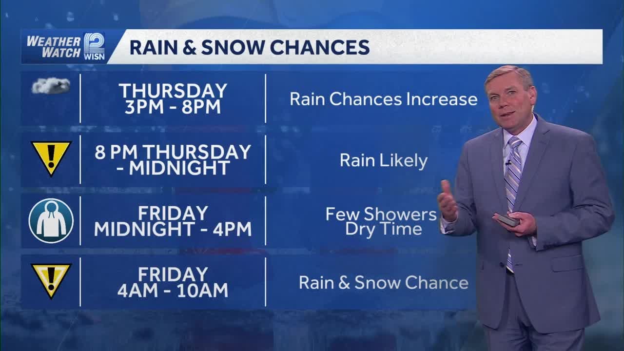 2/18 Evening forecast: From 60s to snow in SE Wisconsin
