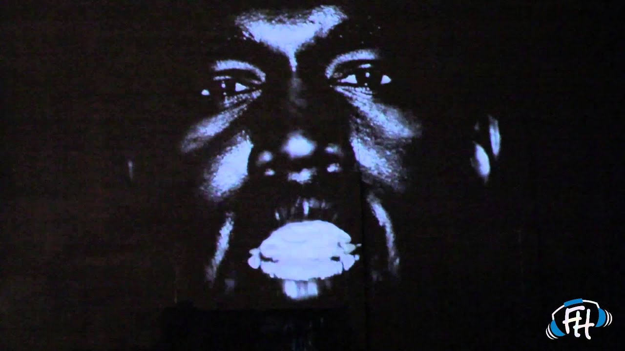 Kanye West - "New Slaves" Projection in NYC