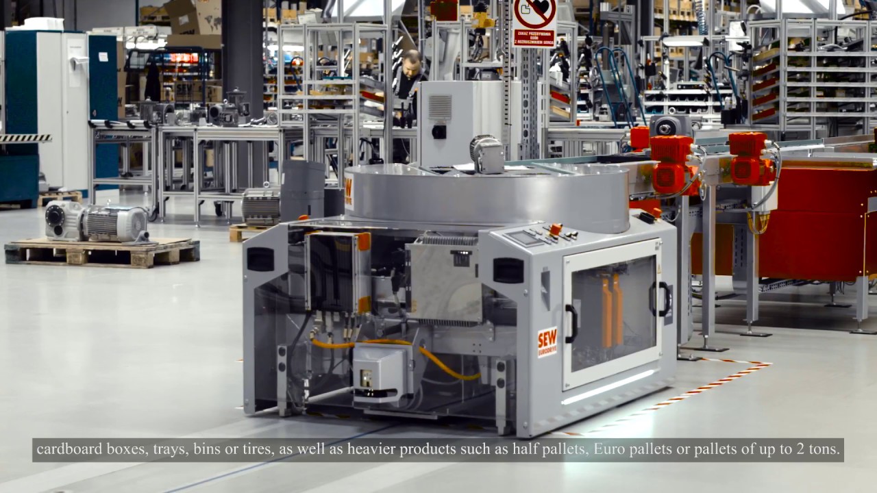 Case Study SEW Eurodrive -  Automated Guided Vehicle made by Europa Systems