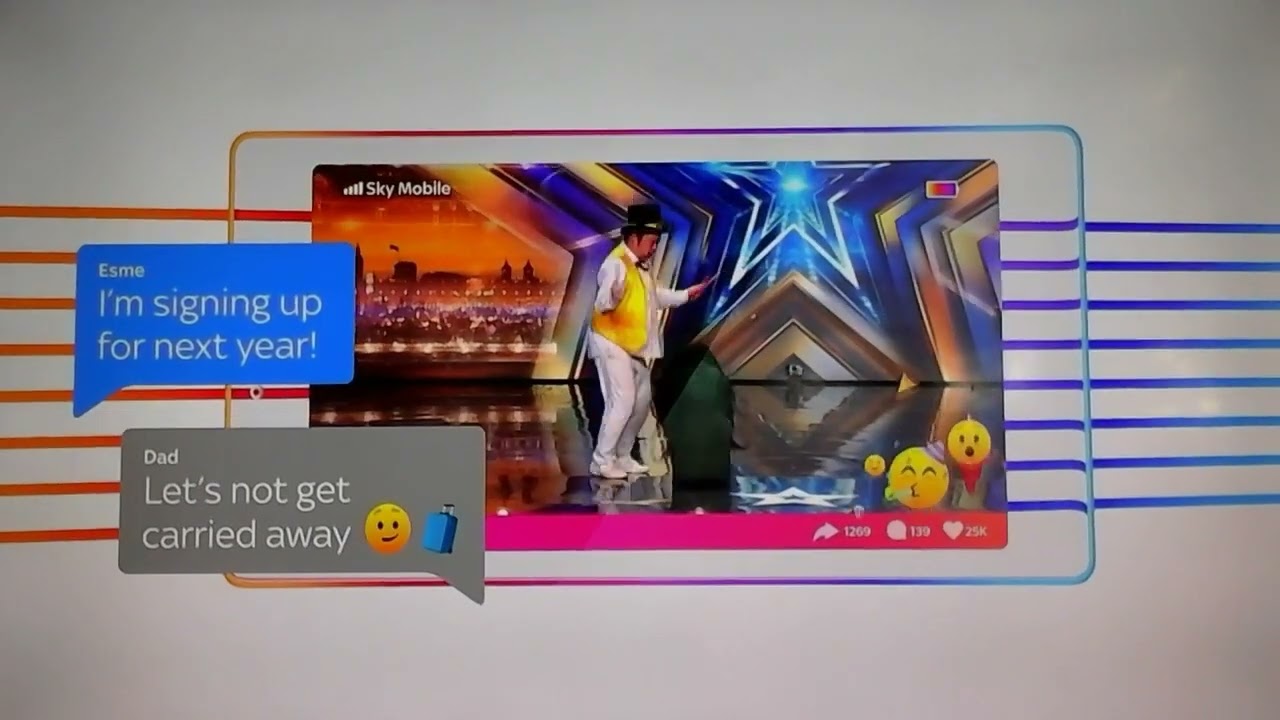 Sky Mobile Sponsors British's Got Talent ITV1 Bumper #3