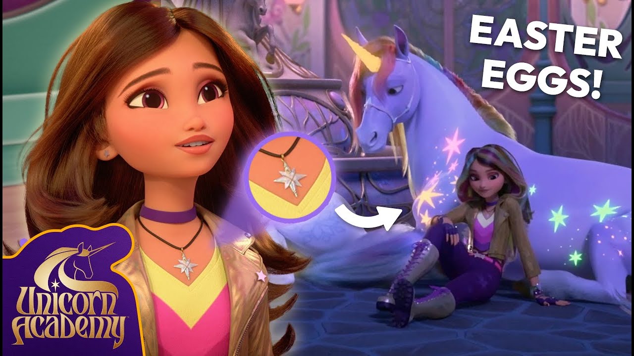 10 Hidden Easter Eggs in Unicorn Academy 🦄 (episode 1) | Cartoons for Kids