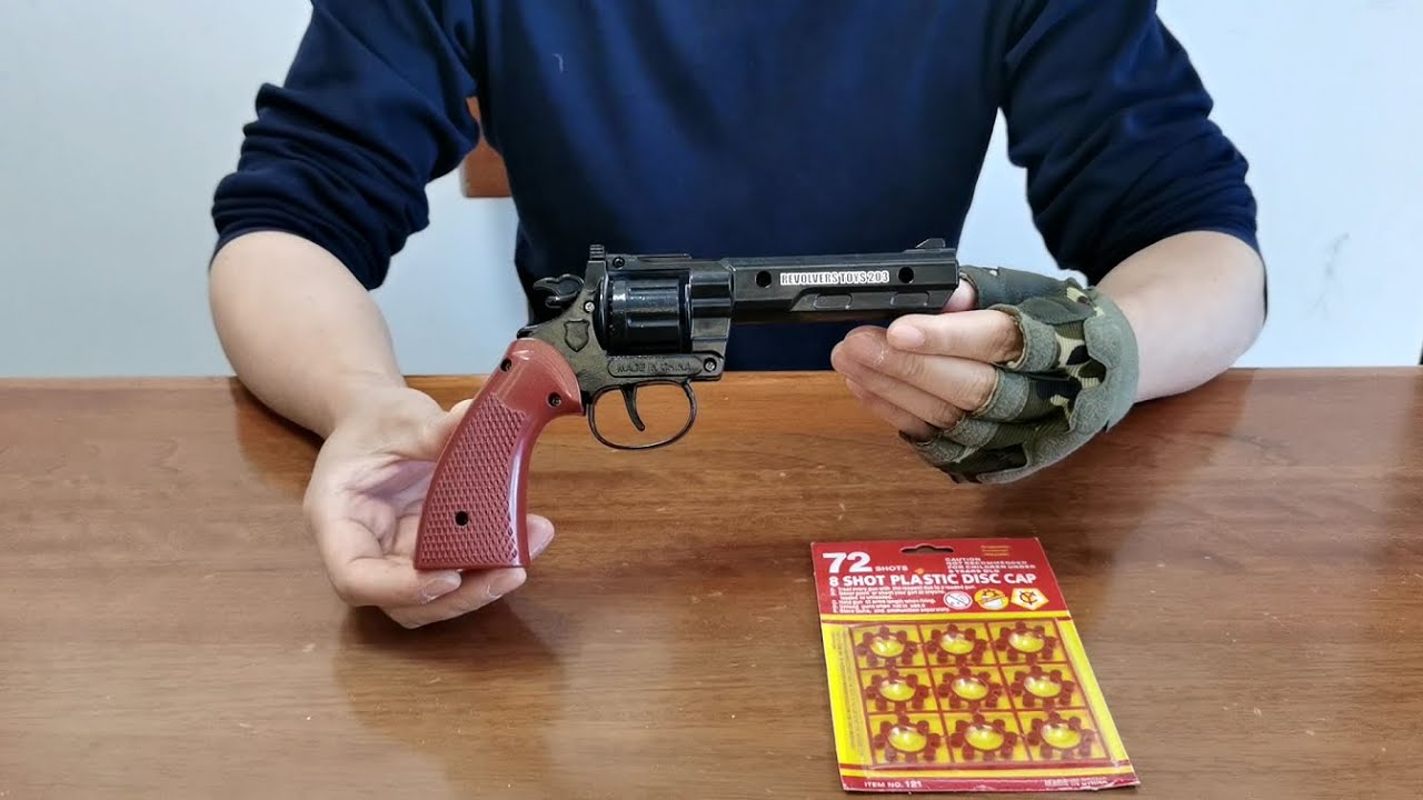 Cap Gun Metal Pistol Unboxing 2023 - All Metal Ring Cap Gun