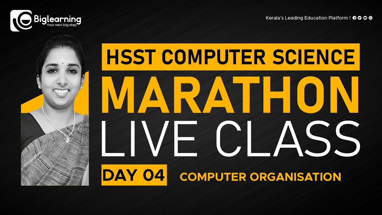 HSST COMPUTER SCIENCE | FREE LIVE MARATHON | DAY 04 | COMPUTER ORGANISATION | KPSC