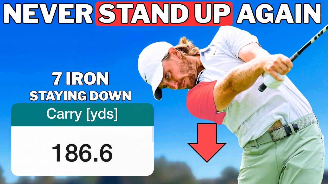 How To ALWAYS Stay Down Through The Golf ball
