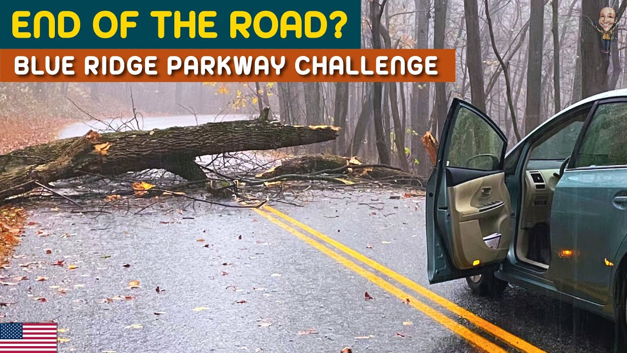 Blue Ridge Parkway 3/3: Intense hurricane drive