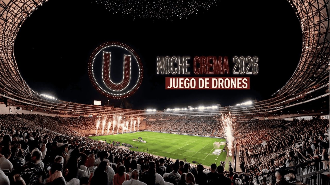 ¡El Cielo se Pintó de Crema y Guinda! 🚁✨ Espectacular Show de Drones - Noche Crema 2026