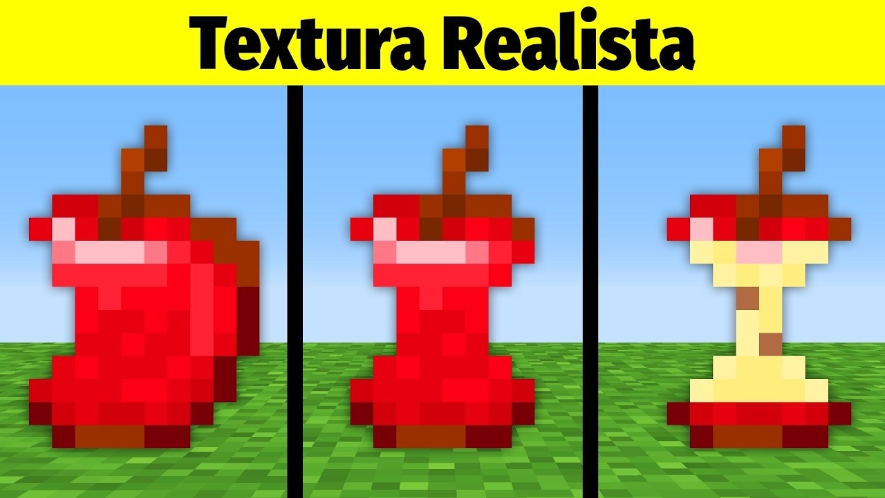 testei TEXTURAS BIZARRAS no minecraft