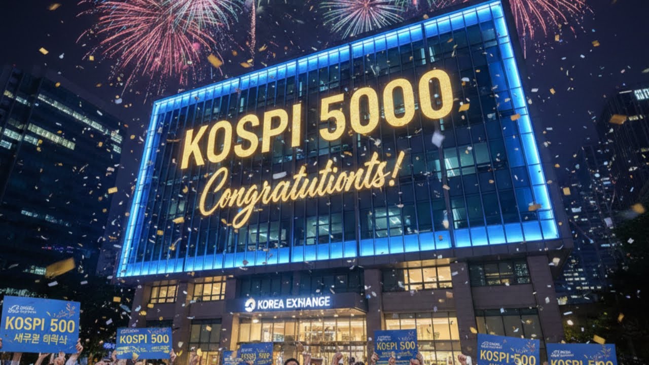 [이슈버스킹] 드디어 코스피 5000 시대!! 소리질러!!!!!!