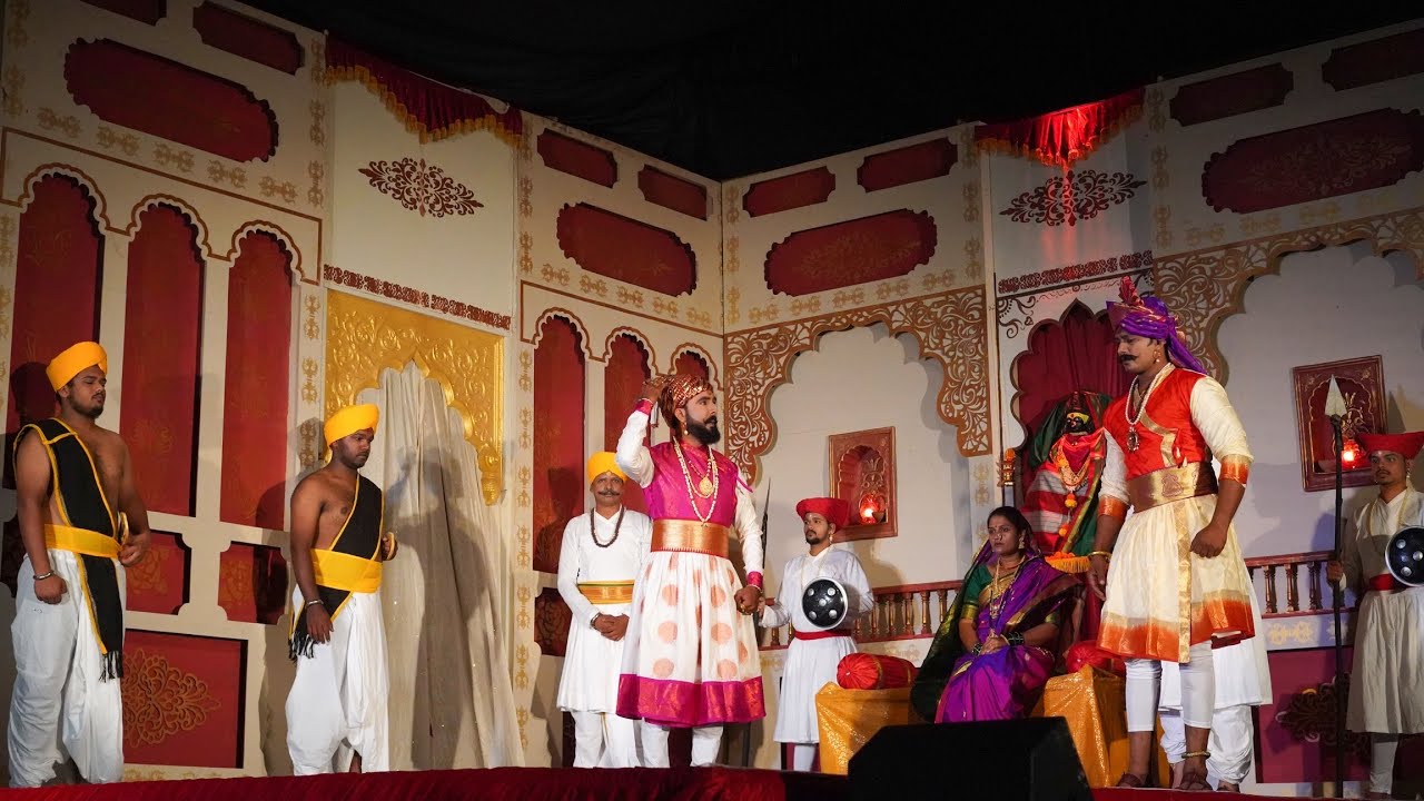 सजीव देखावा छत्रपती शासन, छत्रपती शिवाजीराजे तरुण मंडळ,पाटील गल्ली,कसबा बावडा 2022