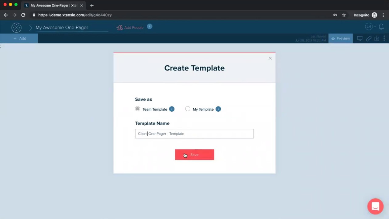 How to use Xtensio's Team Templates