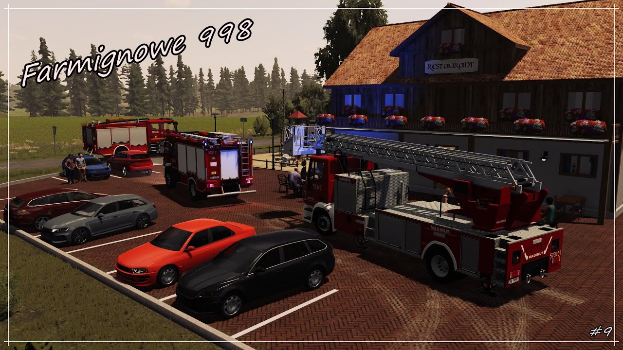 [FS22] Pożar restauracji | Czujka p.poż | Farmingowe 998 #9
