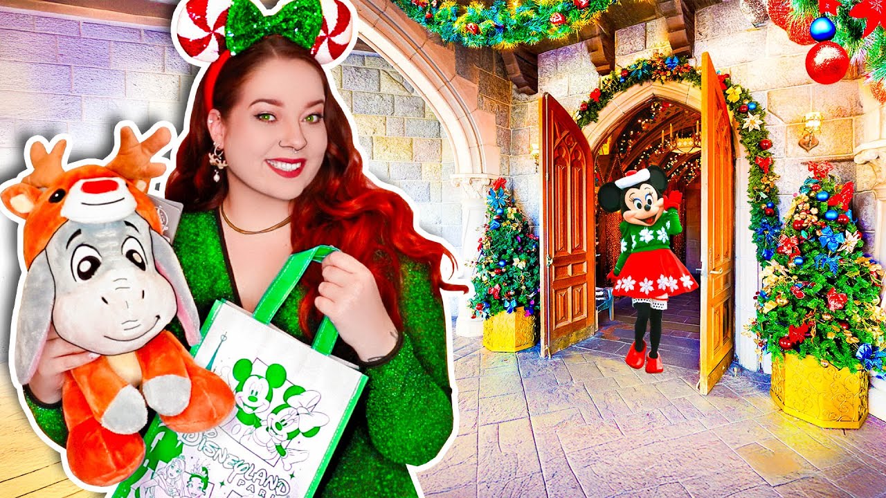 KERST SHOP MET MIJ IN DISNEYLAND PARIJS !! 🎅🧚 KERST KASTEEL WINKEL ✨ LA BOUTIQUE DU CHATEÂU