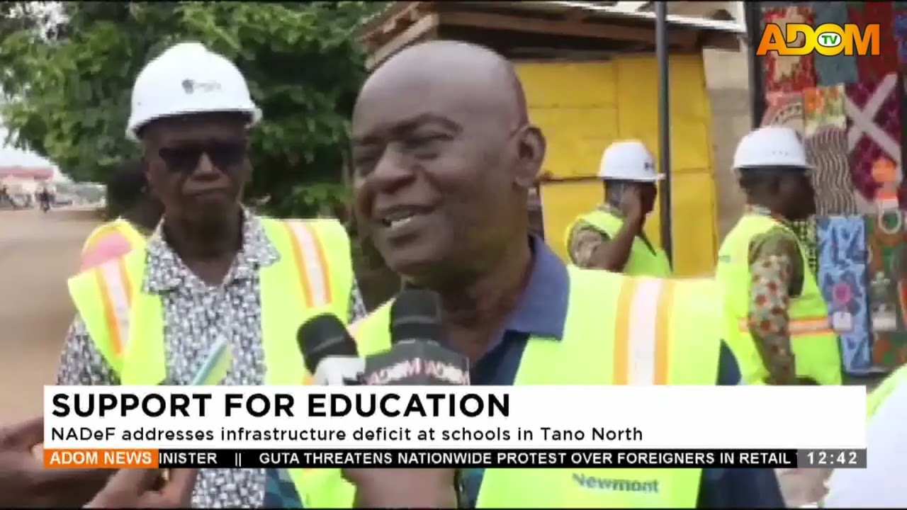 SUPPORT FOR EDUCATION: NADeF addresses infrastructure deficit at schools in Tano North (22-07-25)