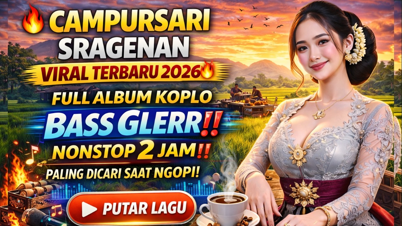 CAMPURSARI SRAGENAN VIRAL TERBARU 2026 🔥 FULL ALBUM KOPLO NONSTOP 2 JAM‼️ BASS GLERR PALING DICARI
