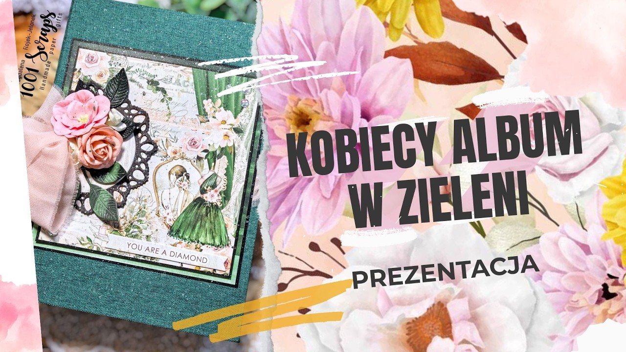 Kobiecy album na 18 urodziny. Kolekcja Lady od Mintay Papers. Prezentacja. #album #lady