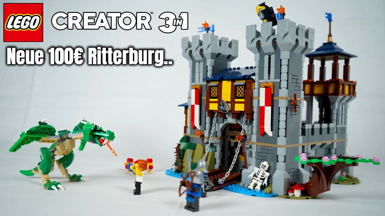 Schöne Burg, leider nachteilhafte Vertriebsstrategie.. | LEGO Creator 3in1 'Ritterburg' 31120 Review