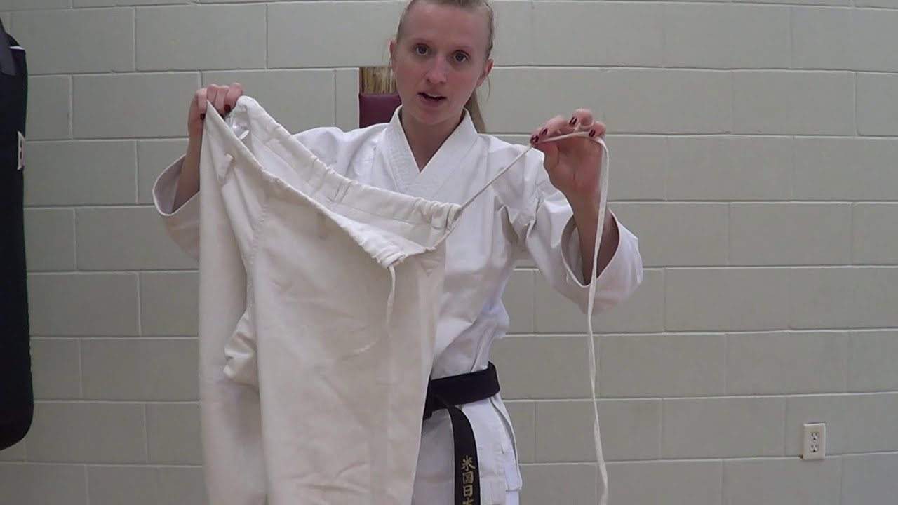 How to Fix the Drawstring of Your Karate Pants