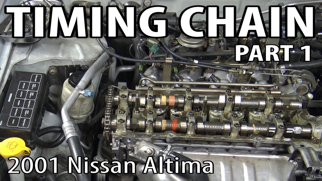 2001 Nissan Altima Timing Chain and Oil Pump Replacement (Part 1) DIY