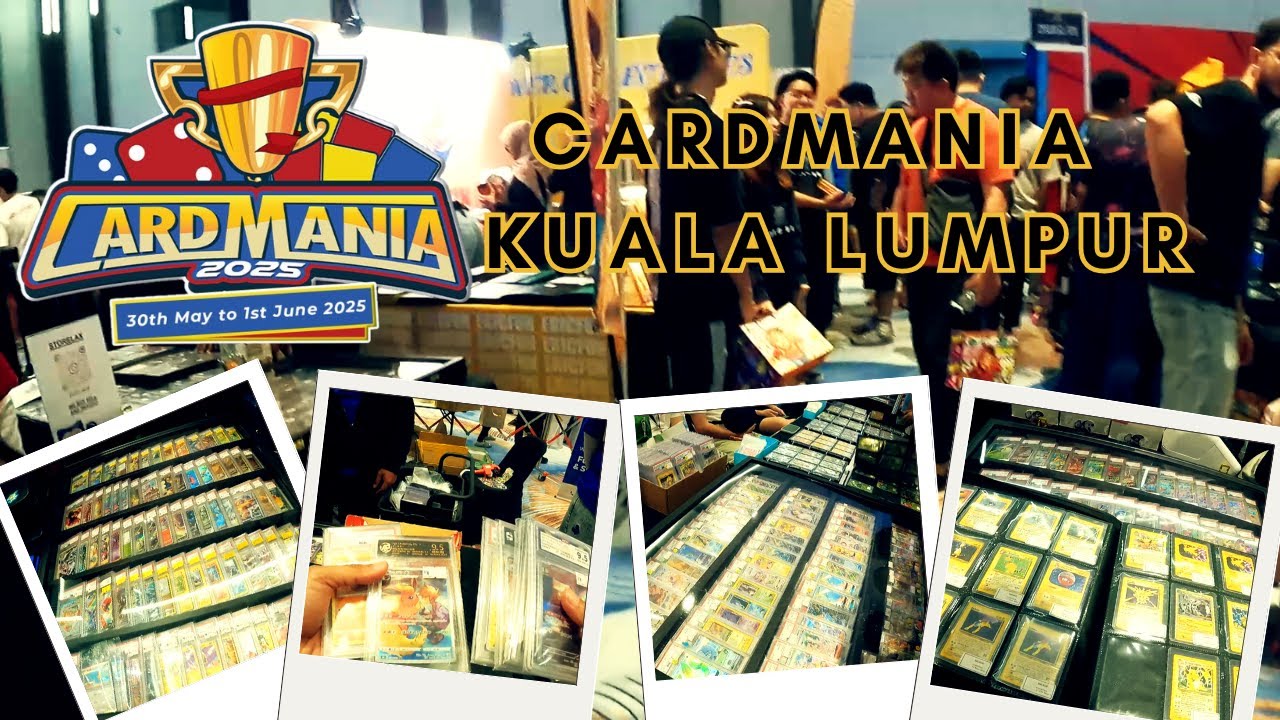 Redah CardMania 2025 (TCGKL) Di MPAJ Convention Center, Melawati l Slab PSA POKEMON UNLIMITED!!!
