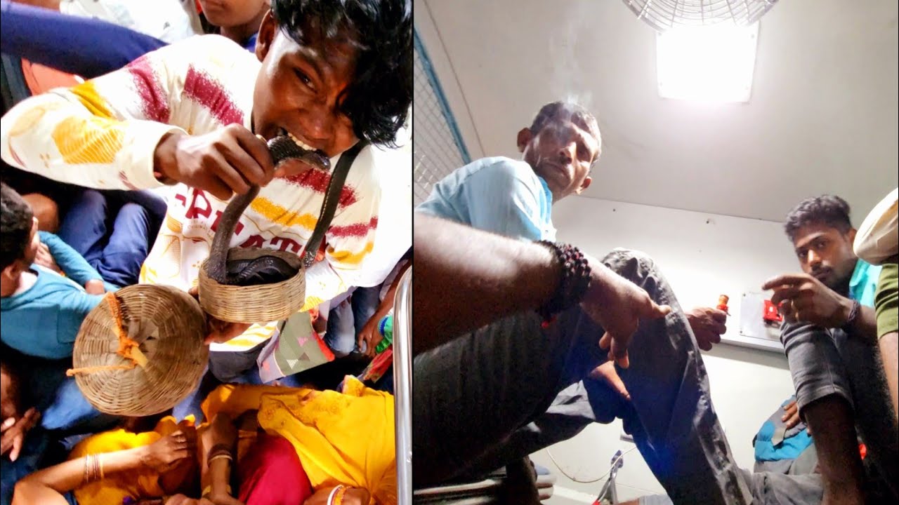 खुलेआम गांजा पीकर सफर कर रहे हैं लोग 😡😡 | Barauni Ahmedabad Express Train Journey