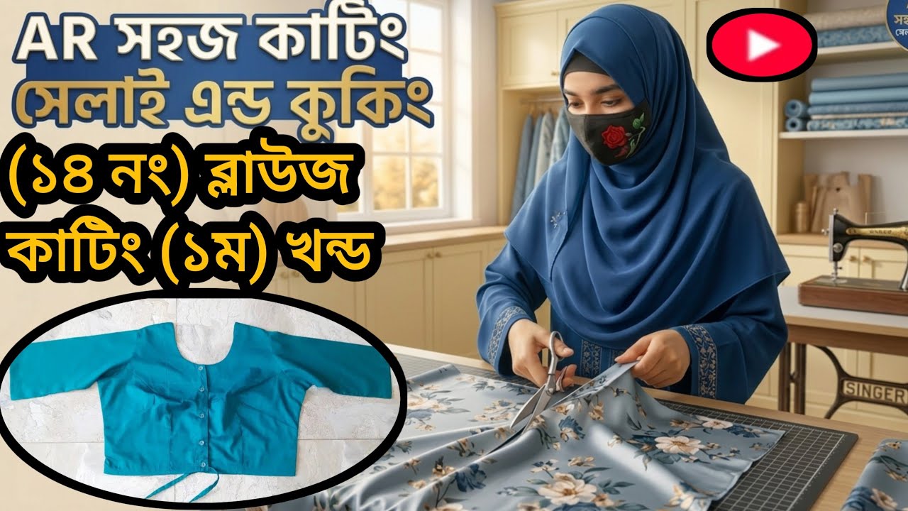 (১৪ নং) ব্লেলাউজ কাটিং এবং সেলাই (১ম খণ্ড) 