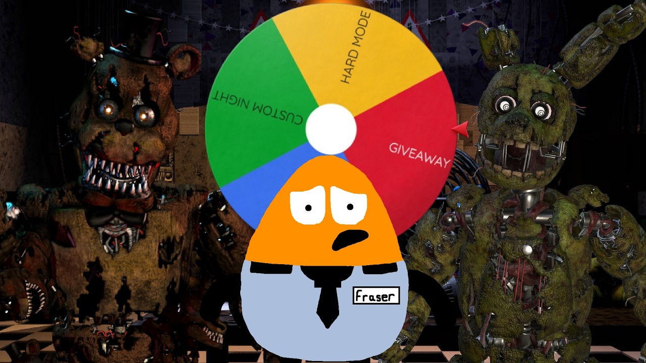 Core 4 FNAF Games But Every Time I Die I Spin A Wheel