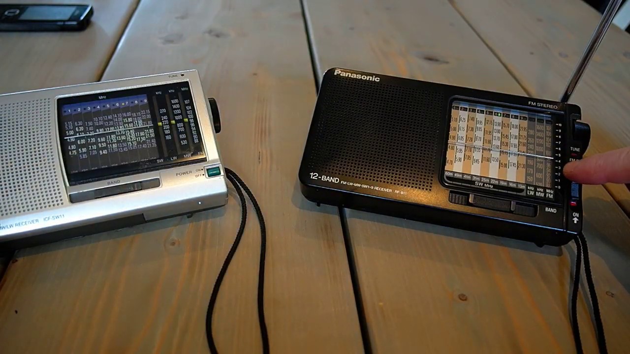 Panasonic RF-B11 vs Sony ICF- SW11 мини обзор, поломка и сравнение.