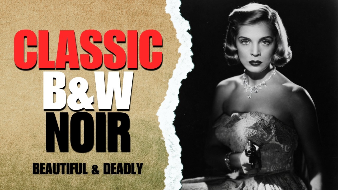 TOP 10 B&W Noir Masterpieces: 1940s Dangerous Women (Full Movies / Free)