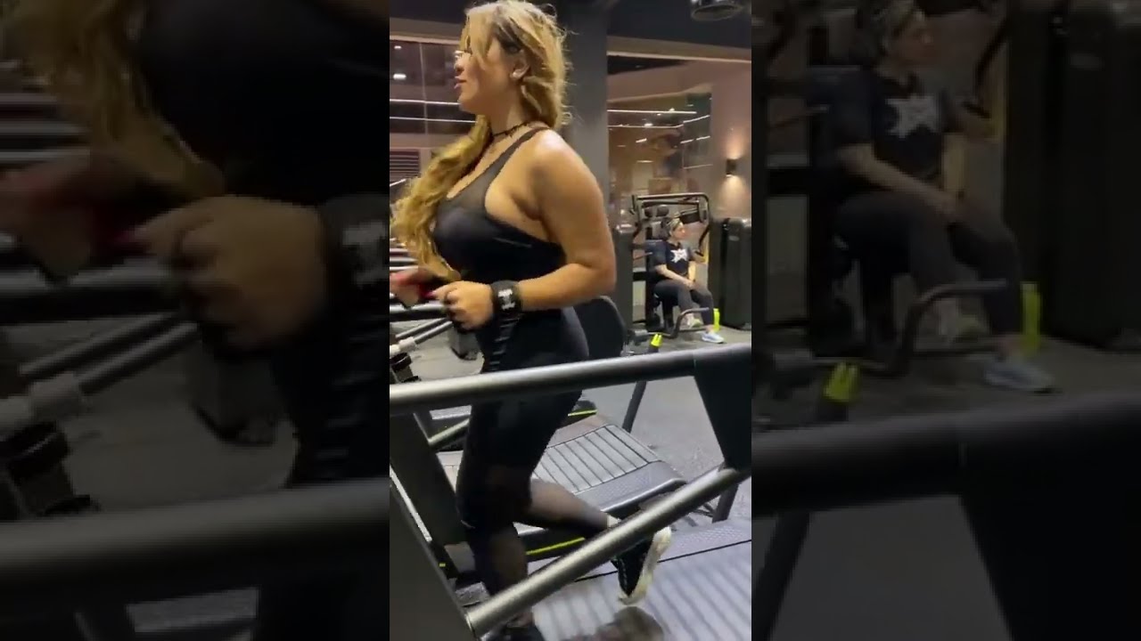 علياء كامل ملكة جمال العرب وتمرينات شاقة فى الجيم يوميا