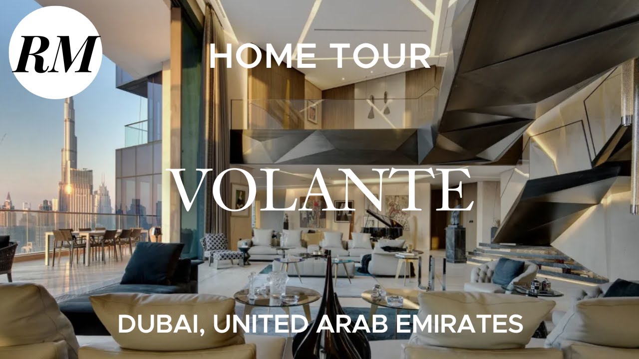 Inside $50M Dubai Penthouse on Marasi Drive in Business Bay, UAE | Residential Market Property Tour