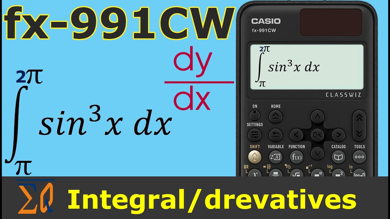 Casio FX-991CW Производные и интегральные вычисления CLASSSWIZ FX-570CW