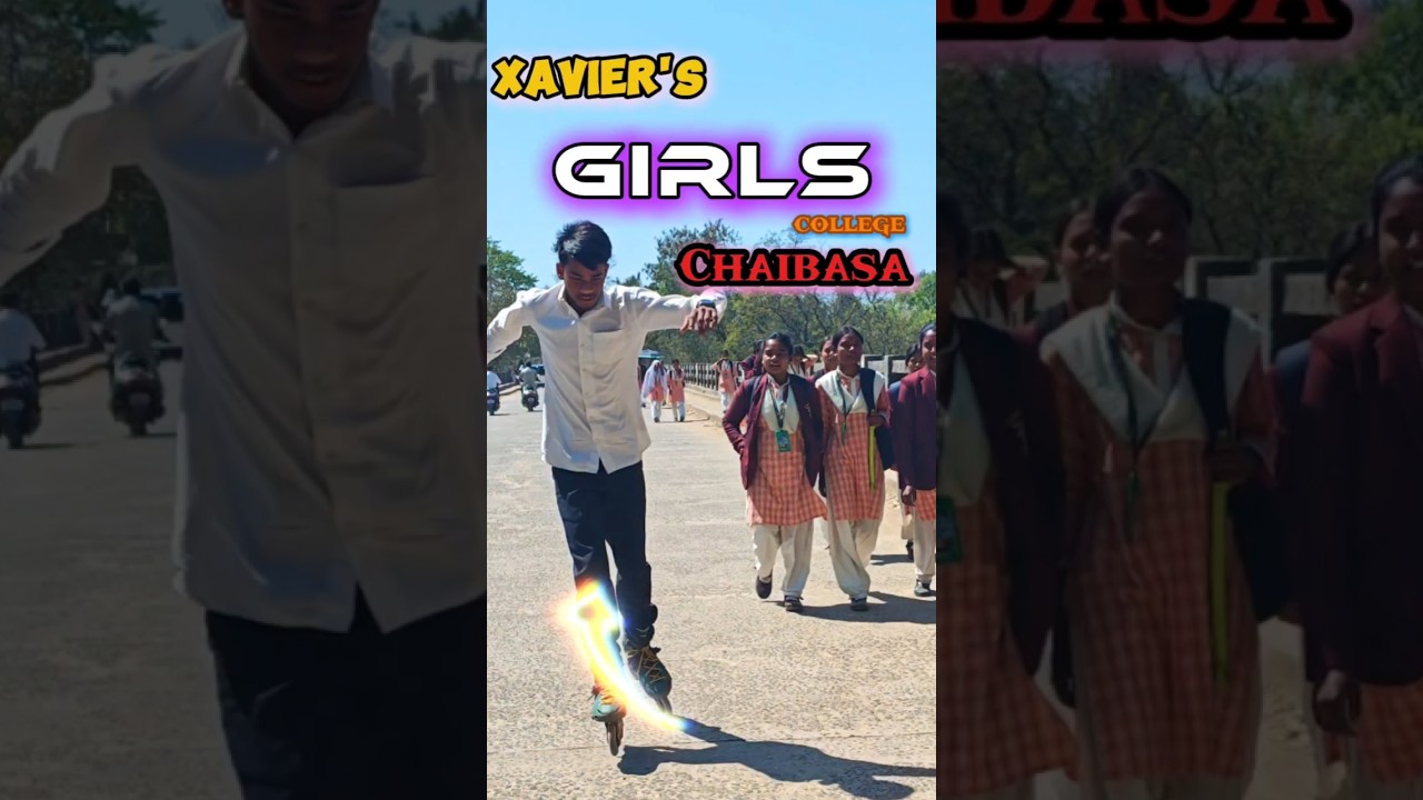 St Xavier's girl's College Chaibasa || Road Bhout Kharab tha ||