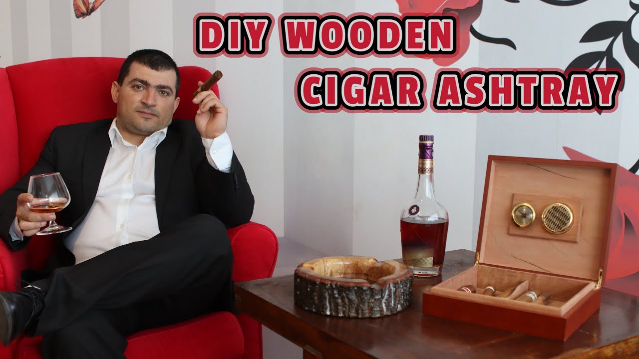 Cigar Ashtray - Cheap and easy from wood and epoxy