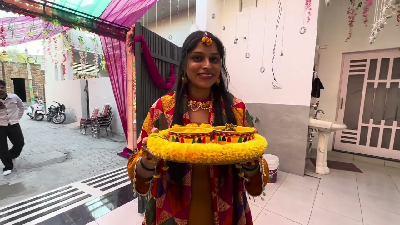 Sadi Rita di Haldi😻🎉❤️ #haldi  #batna