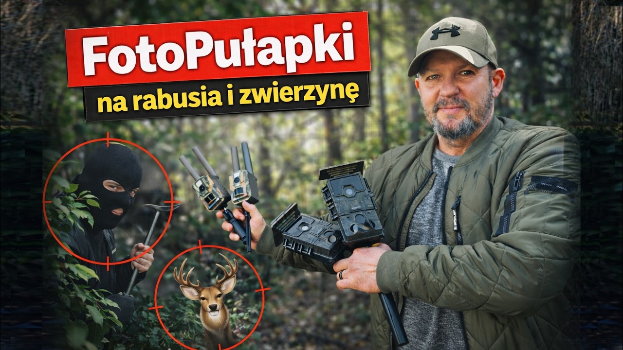 Fotopułapki na rabusia i zwierzyne ! Warto mieć swoją !