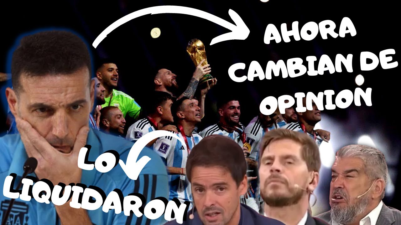 LIQUIDARON a Scaloni y AHORA son PERIODISTAS PANQUEQUES despues de Qatar 2022