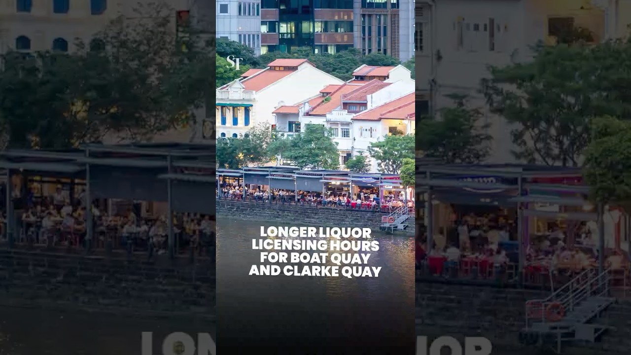 Liquor licences extended in Boat Quay, Clarke Quay