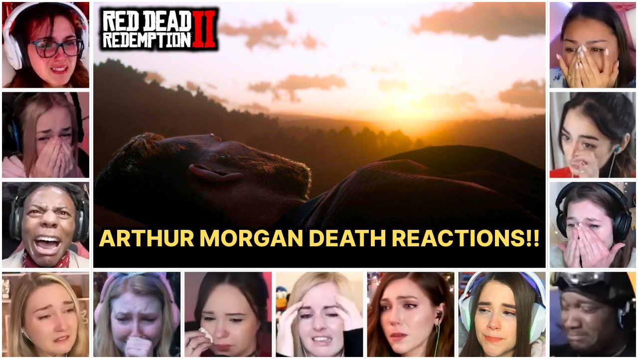 Arthur Morgan Death Reaction Mashup - Red Dead Redemption 2 Ending Reaction - RDR2 - Rockstar Games
