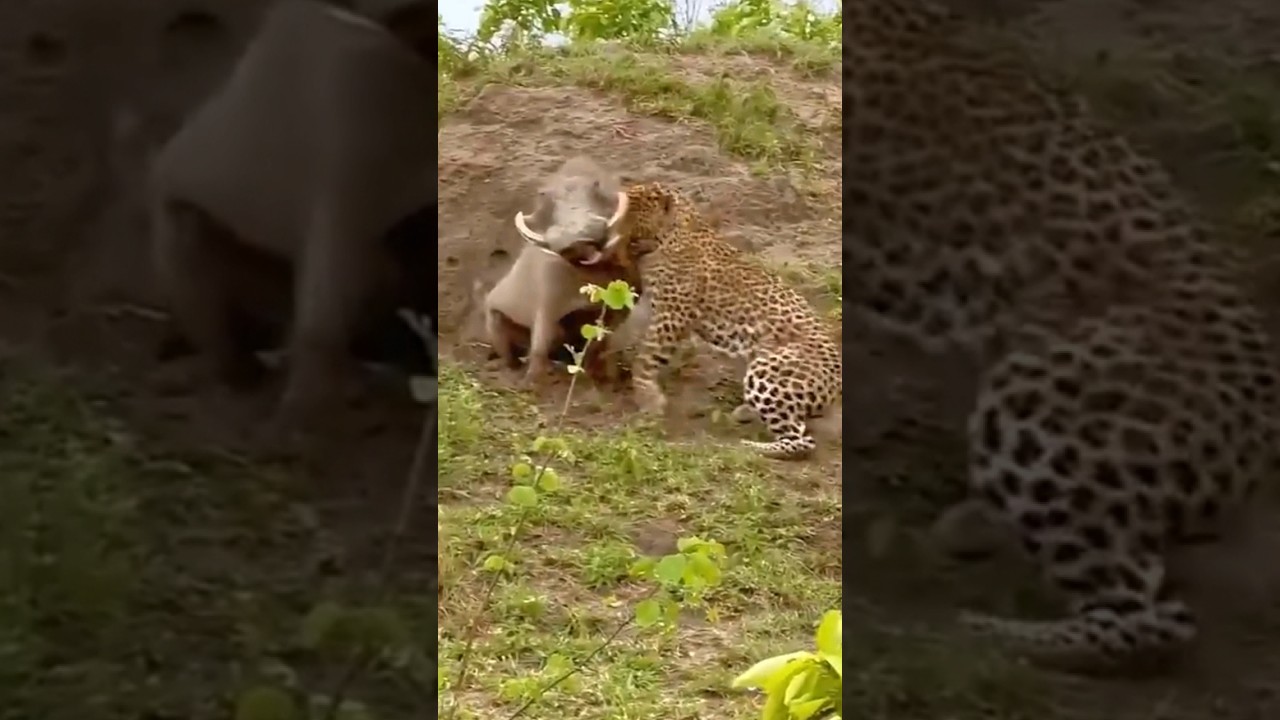 raja babi huta vs macan tutul!!😱#viral #faktaunik #animals #wildlife