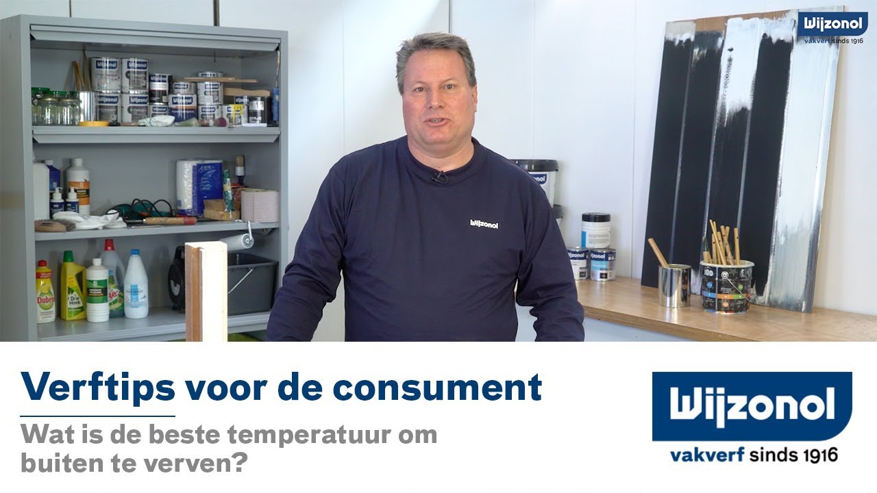 Wat is de beste temperatuur om buiten te verven? - Wijzonol verftips