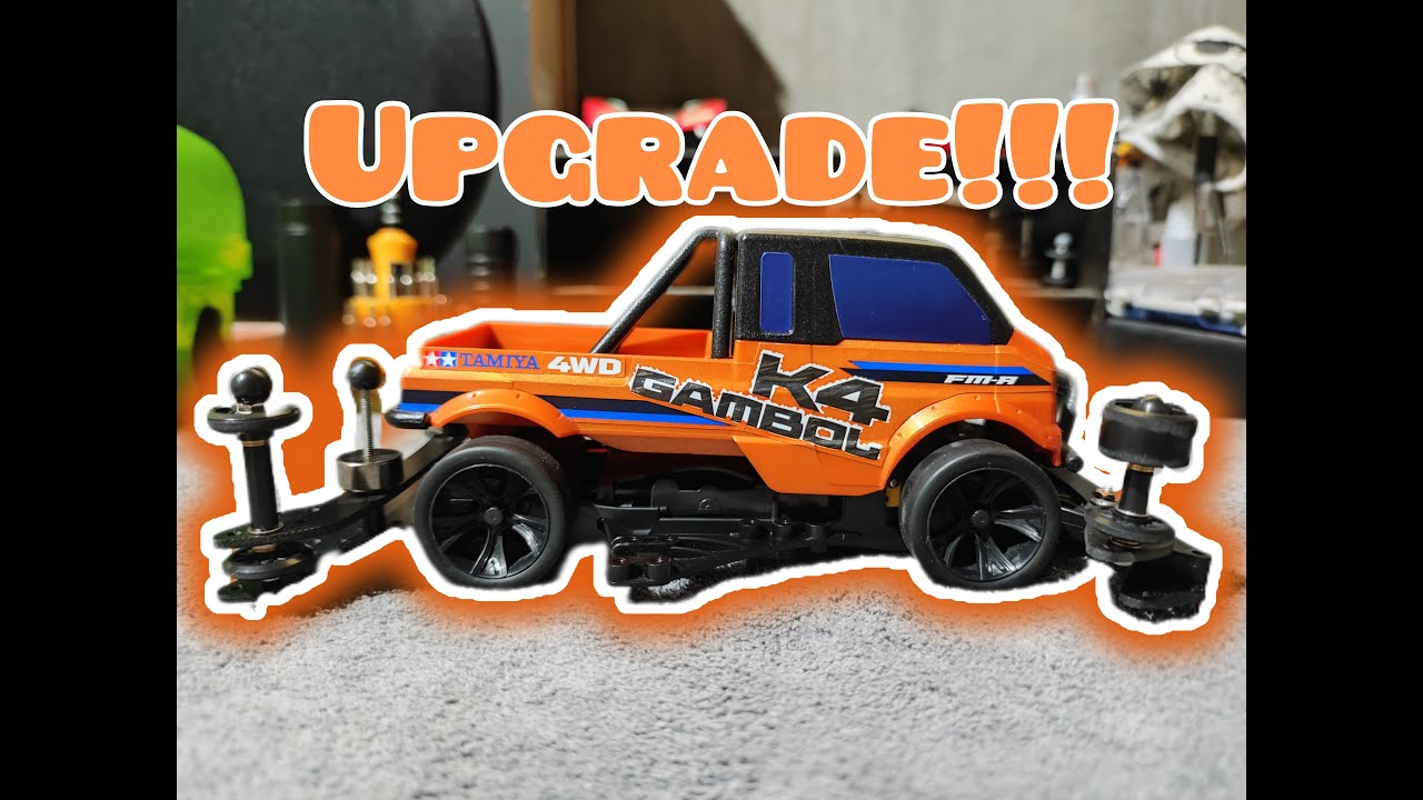 TAMIYA K4 Gambol FMA Chassis | Basic Upgrades | #tamiya #mini4wd #tamiyaphilippines #fyp