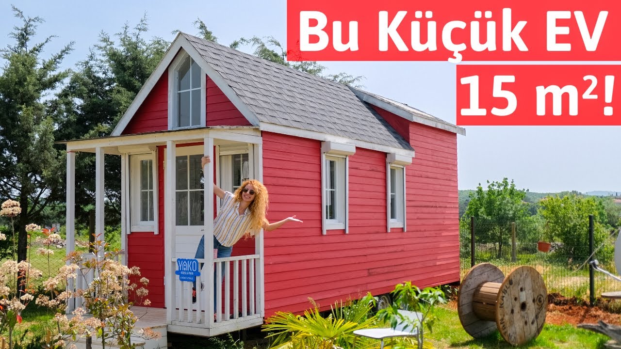 15 m²'lik İnanılmaz Tiny House!! 🏠 SURVIVOR Parkuru Olan Tekerlekli KÜÇÜK EV