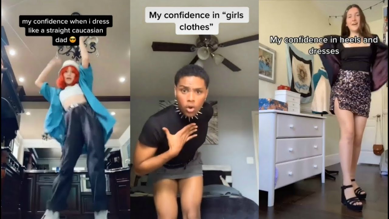 beef flomix | confidence in different clothes | tik tok compilation