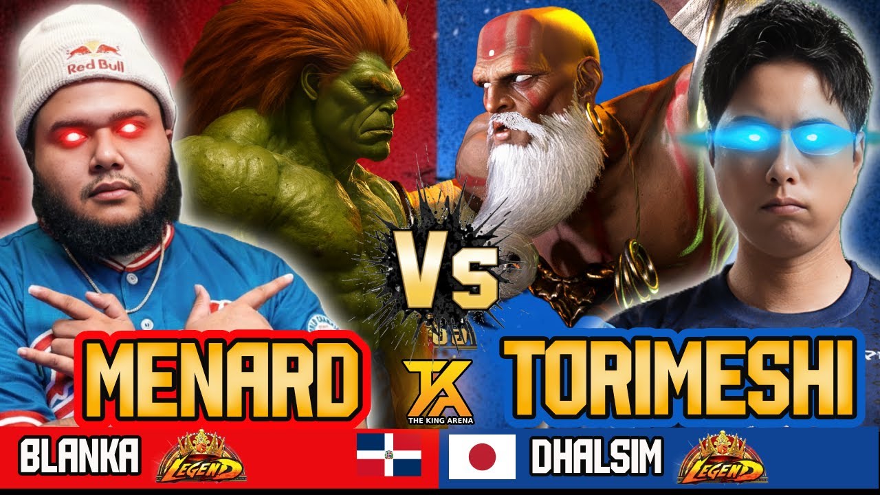 🔥 SF6 ▰ MENARD (Blanka) vs TORIMESHI (Dhalsim) ▰ Street Fighter 6 🔥