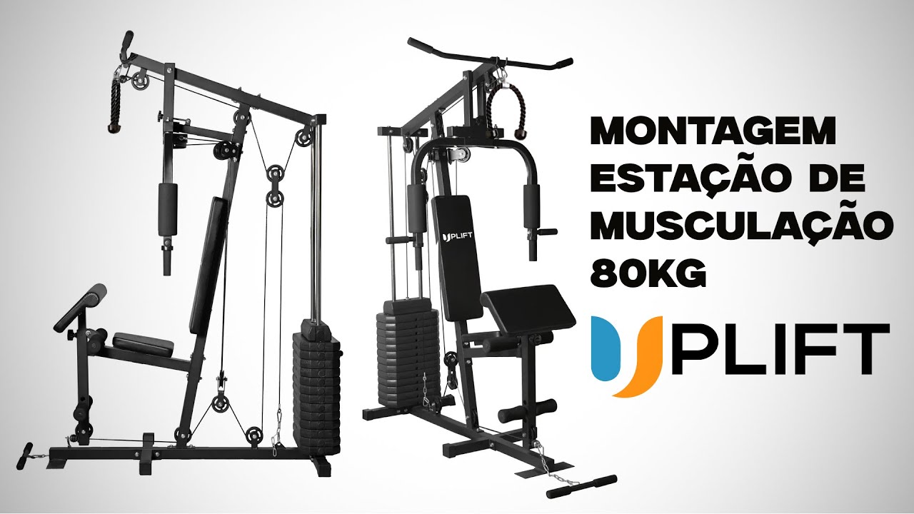 Montagem da estação de musculação Multistation Uplift 80kg
