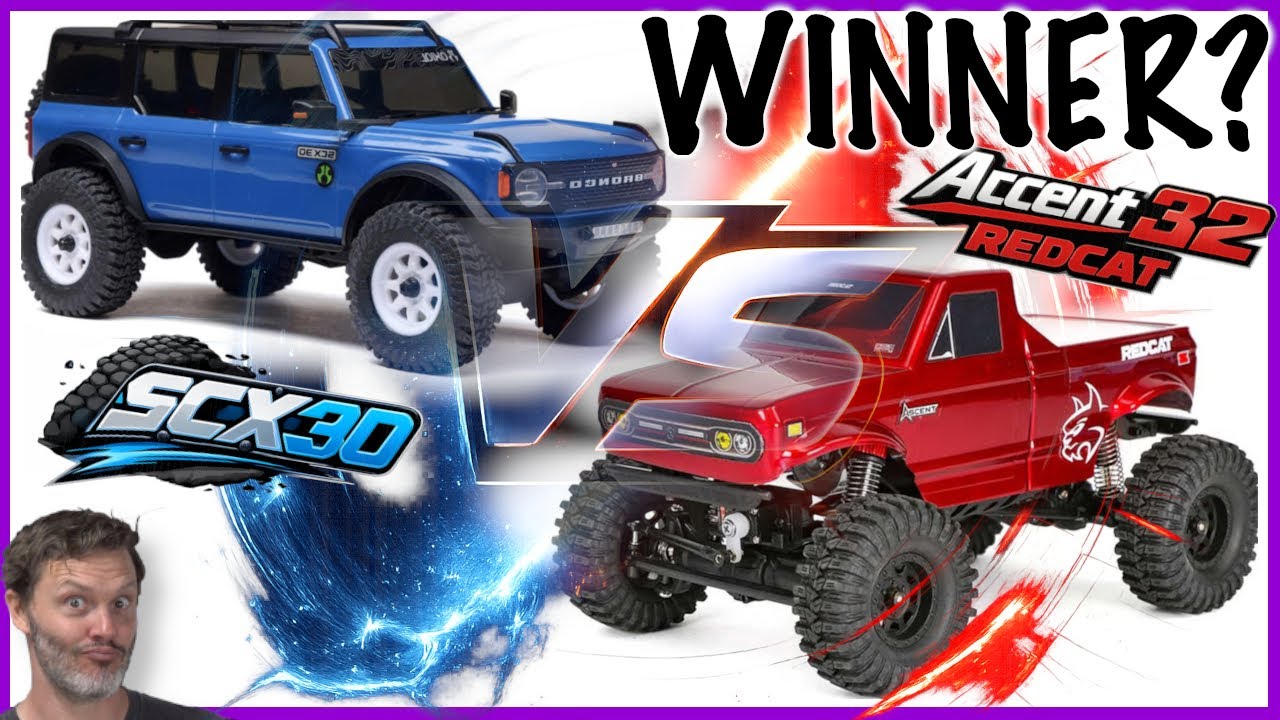 SCX30 против Redcat Ascent 32 &mdash; Плавное ползание против нервных микророботов