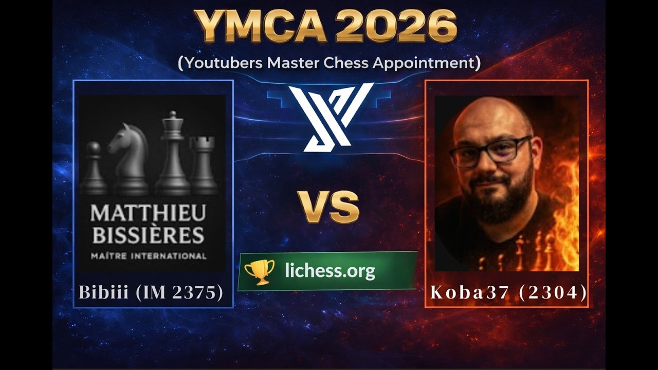 Versus #2 J'affronte et gagne un maître au Tournoi YMCA (Youtubers Master Chess Appointment) 2026