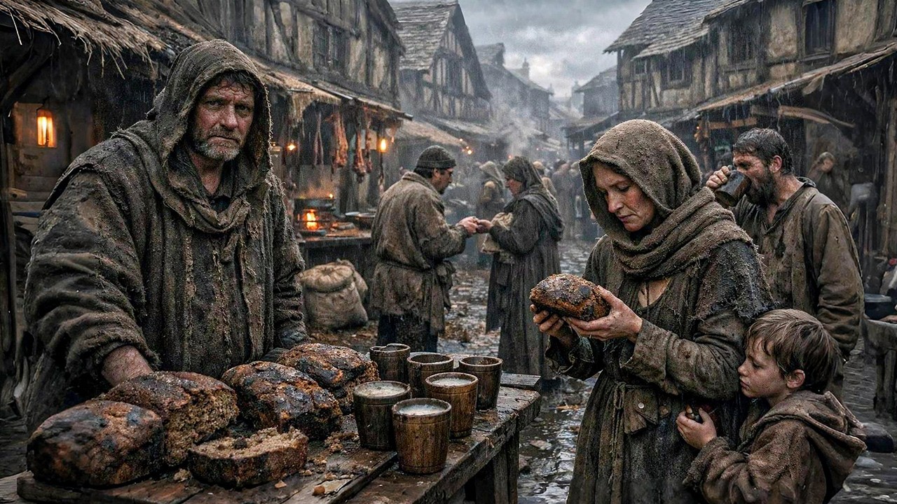 1315: Maggot-Filled Bread and Sour Ale – The Brutal Reality of Medieval Street Food